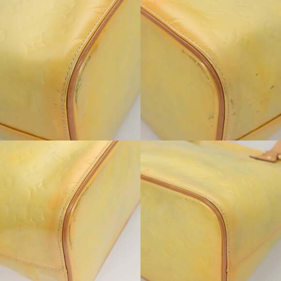 LOUIS VUITTON Monogram Vernis Houston Hand Bag Gris M91053 - Picture 10 of 13